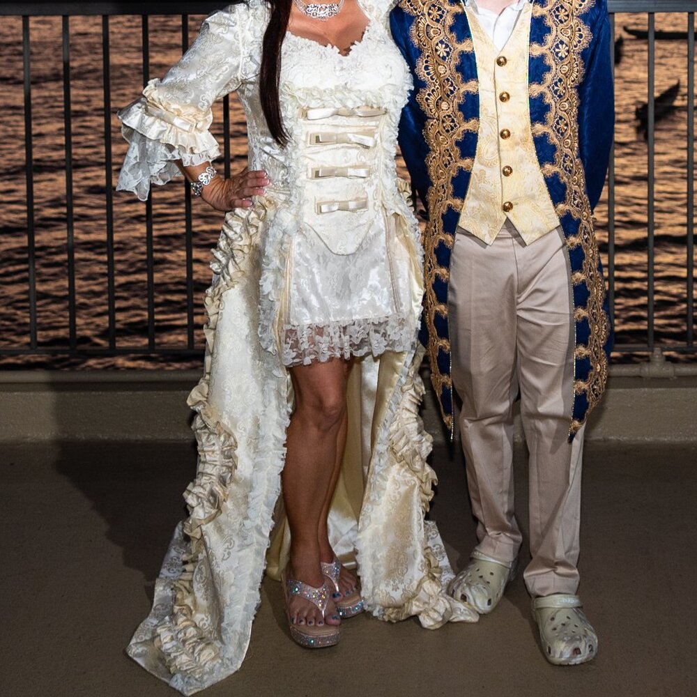 Burleska Marie Antoinette Costume Medieval Victorian lolita Wedding dress - Picture 2 of 16